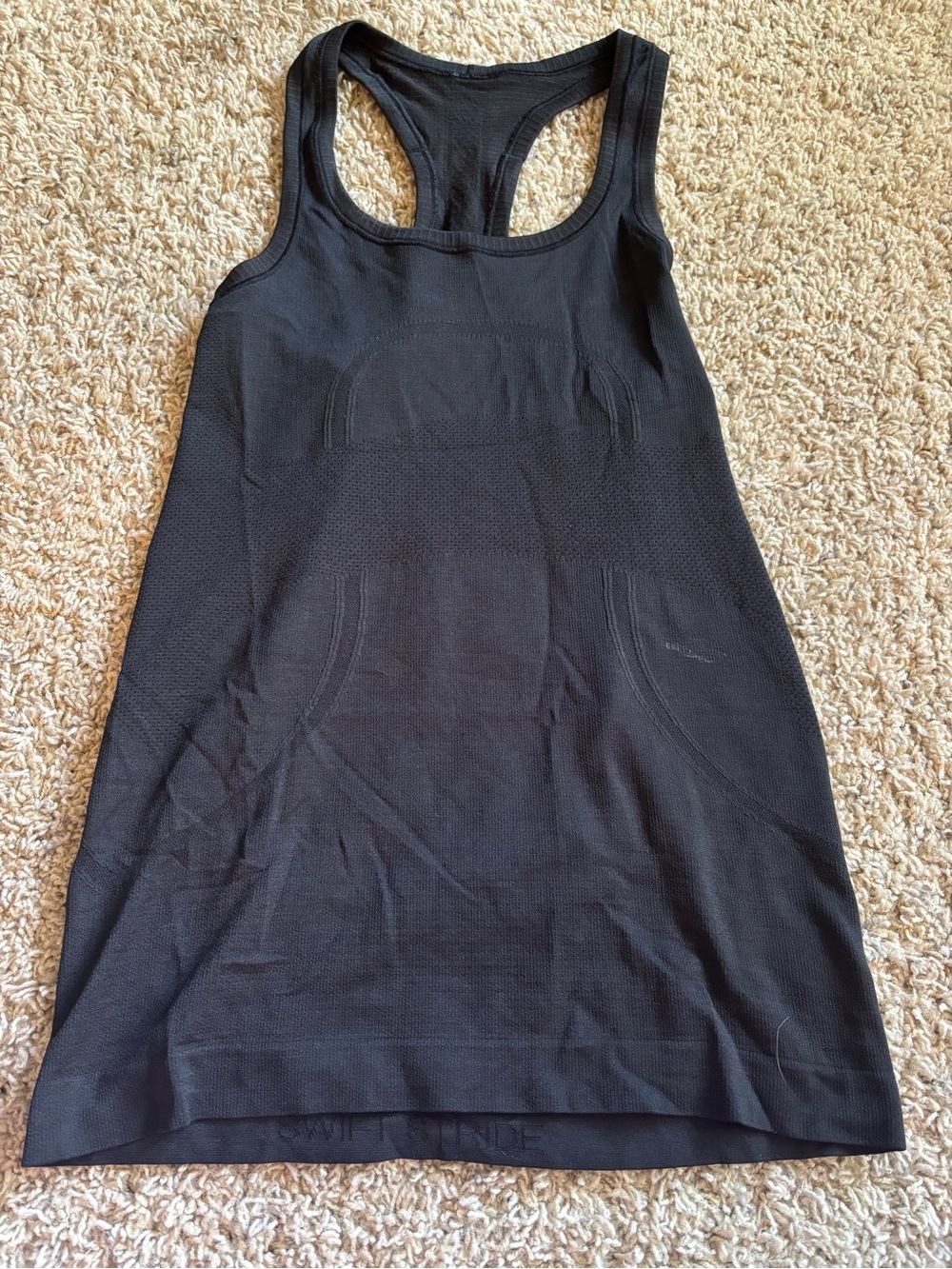 lululemon athletica Black Racerback Swiftly Tank